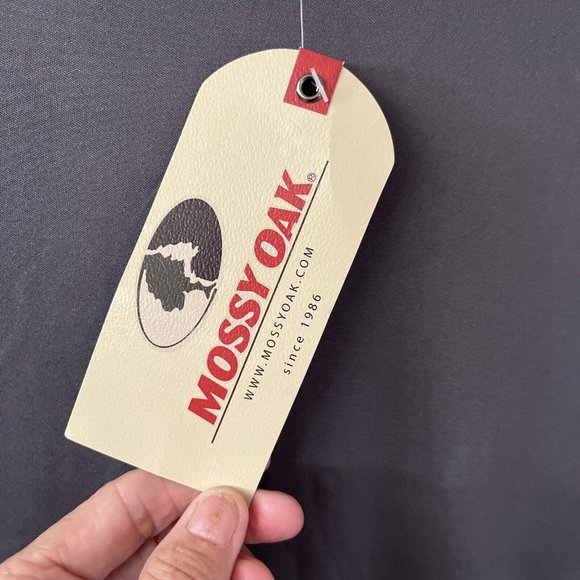 Mossy Oak Tech Tee Mens Sz Small NWT Gray Long Sleeves - Picture 3 of 8